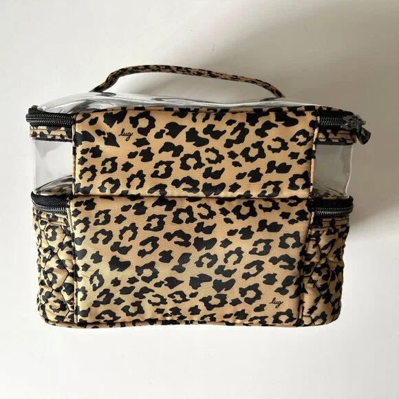 Lug Whoosh Clearview Cosmetic Case Spotted Leopard - Picture 9 of 12